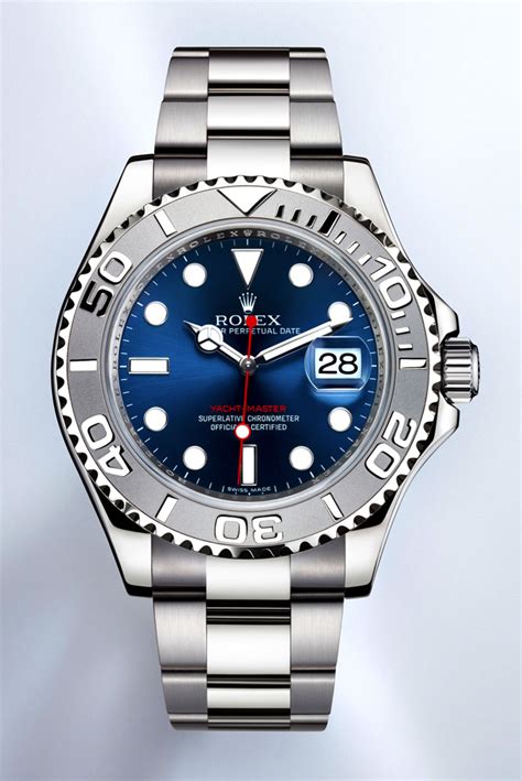 Rolex yachtmaster blue face